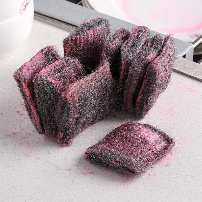 China Factory price viable steel wool polish pads steel wool cleaning pads steel wool soap pads for kinchen cleaning for sale