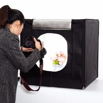 China Portable CPYP 80cm LED Photography Studio, Small Light Box Photography Lighting Box Photography Equipment for sale