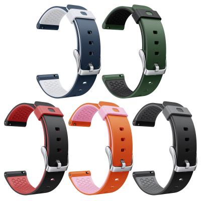 China Special rubber loops can double up to hold your band securely in place silicone watch band clip universal quick release silicone rubber watch band wristwatch band 18mm 19mm 20mm 21mm 22mm 23mm 24mm for sale