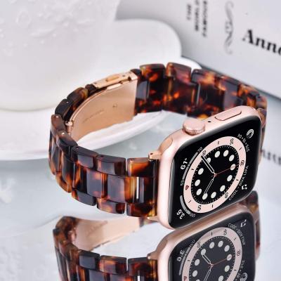 China Luxury and fashion strap for apple watch band 41mm 45mm rainbow aluminum alloy bracelet strap correa lightweight apple watch for apple watch 7 for sale