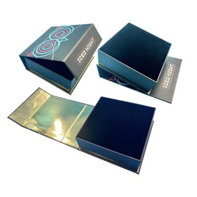 China Recycled Materials Customized Square Art Paper Packaging Box With Protective Foam For Eyelash Packaging for sale