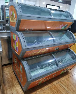 China Good Single-temperature Design Ice Cream Gelato Popsicle Chest Freezer Cabinet for sale