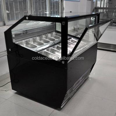 China Dipping Cabinet / Single-temperature Ice Cream Display Showcase Freezer CE Certificate for sale