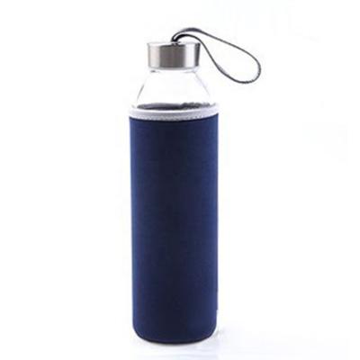 China Wholesale 300ml 420ml 500ml 550ml High Borosilicate Glass Sustainable Water Bottles With Custom Logo for sale