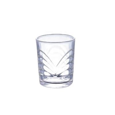 China Traditional Cheap Clear Glass Tall Water Tumbler And Slim Drinking Glass Cup for sale