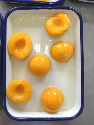 China 3000g GMO Cultivation Canned Peach Halves In Light Syrup for sale