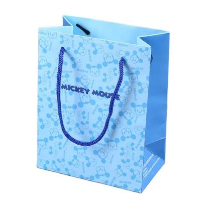 China Recyclable Custom Design Printing Paper Shopping Bags Recyclable Packaging Paper Bag For Clothes for sale