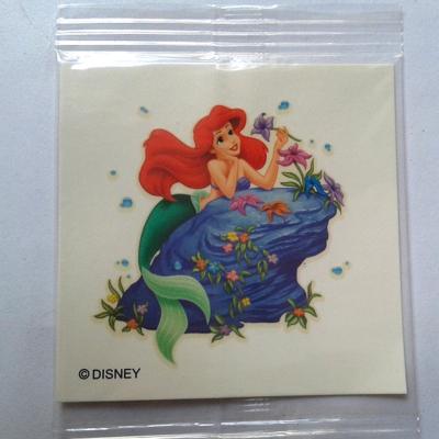 China Temporary Custom Design Temporary Princess Tattoos Stickers For Kids Non-Toxic Mermaid Tattoo Sticker for sale