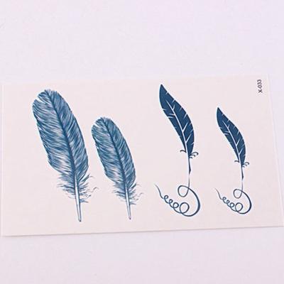 China Temporary Custom Design Accepted Non-Toxic Peacock Temporary Tattoo for sale