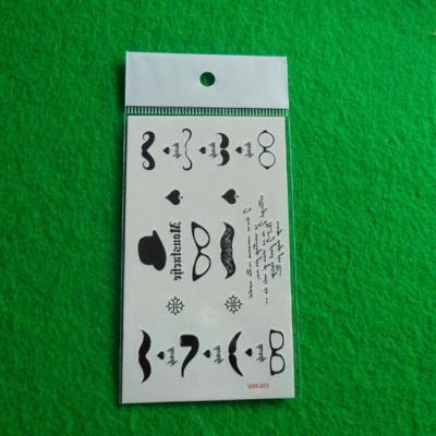 China Temporary Custom Design Black Temporary Tattoo Sticker Sheet For Kids Cute Ring Cartoon Finger Tattoos Stickers for sale