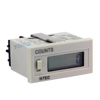 China AC 24-240V Electronic Totalizer DC 3-24V H7EC Meter Digital Electric Meter With 6 Digit LCD Display H7EC for sale