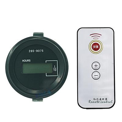 China Construction Vehicles YIKA ODM Hour Meter DC24V Digital Remote Control Excavator Hour Counter for sale