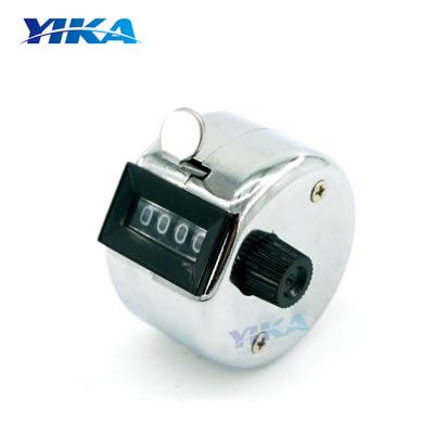 China Manual Tally Mechanical Clicker Counter Hand Held Metal Figure YIKA 4 for sale