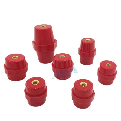 China YIKA BMC/DMC LOW VOLTAGE SM Insulator SM-25 SM-30 SM-51 SM-60 Low Voltage Busbar Standoff Red Insulator for sale