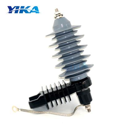 China YIKA Lightning Arrester 11kv 11 KV 5KA 10KA YH5W-12 Polymer Composite Lightning Arrester for sale