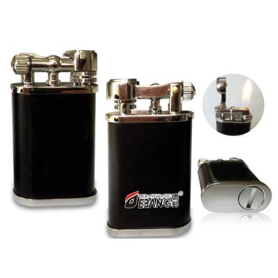 China High Quality Flint Gas Refillable Table Lighter Metal Cigarette Luxury Custom Made Refillable for sale