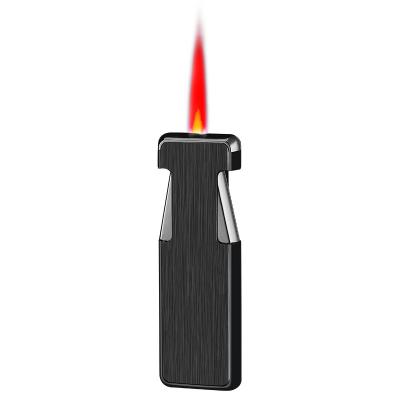 China Gas Table Cigar Stand Up 3 Flame Luxury Butane Gas Jet Flame Torch Cigar Lighter for sale