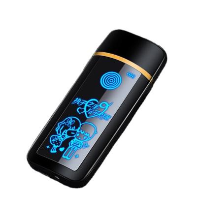 China Hottest and Newest USB Rechargeable Electronic Lighter USB Recharged Windproof Cigarette Lighter Eco-friendly Flameless Electric ARC Lighter Double for sale