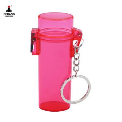 China Wholesale Smoking Pipe Travel Case Bestselling New Design Smart Creative Waterproof Lighter Holder For Plastic Lighter With Key Chain, Lighter Socket for sale