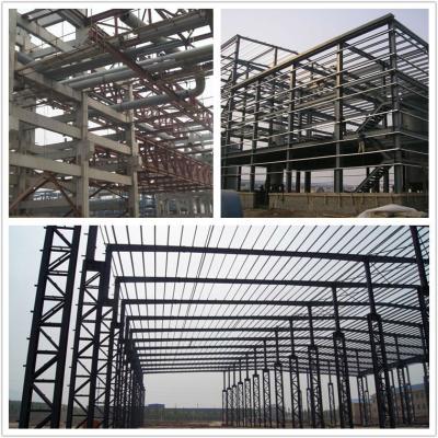 China Prefab light large warehouse steel structure building construction for sale