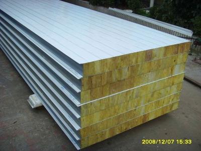 China Rock wool sandwich panel for sale