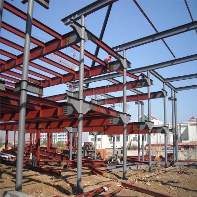 China Five Storey Steel Structure Building with Civil Wall from factory direct sale for sale