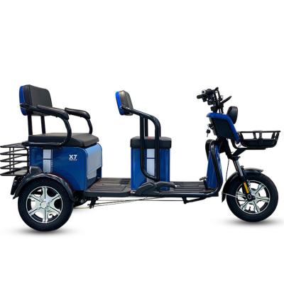 China Passenger High Quality And Good Price Reverse Passenger Tricycle Electric Tricycles Rickshaw for sale