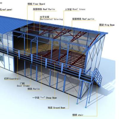 China Modern factory price mobile home trailer seat log cabin kits k type prefab container box prefab house for sale