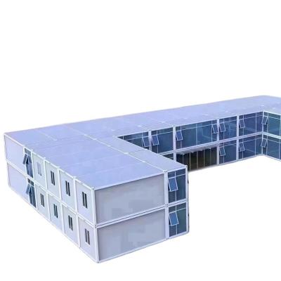 China Modern Factory Prices Container House Fully Assembled Modular Prefab House Sale Custom Customized PVC Box Wall Window for sale