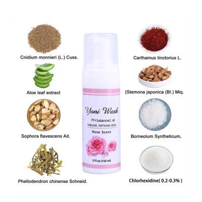 China Private Label Yoni Cleansing Care Mousse Intimate Pure Herbal Wash Foam Remover for sale