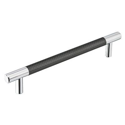 China Easy Installation Small simple mini handle H shaped 304 stainless steel for glass door Dia 38 450 600mm for sale