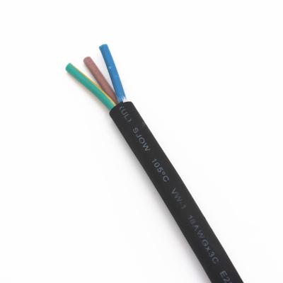 China Industrial Standard UL62 UL2556 300V 60C 75C 90C 105C SJOW Oil Resistant Heavy Duty Rubber Sheathed Flexible Electric Power Cable for sale