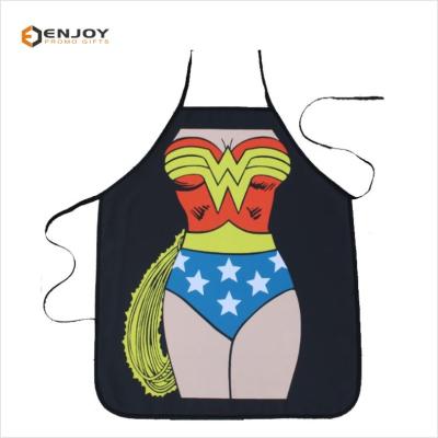 China Promotional Customized Anti-Allergy Full Color Printed Funny Apron for sale