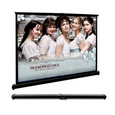 China Fast Fold Mini Table Screen Projection Screen For Desktop Presentation Movies Cinema for sale