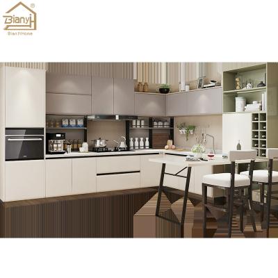 China PANEL Customized New Design Modern Kitchen Furniture Lacquer Sideboards for sale