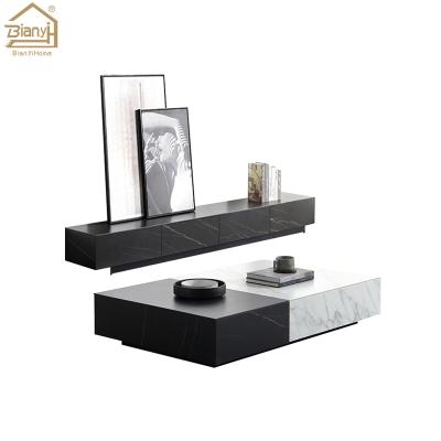 China Adjustable Modern Simple Living Room Wooden Furniture (Height) Set Wooden TV Cabinets Designs Furniture TV Stand for sale