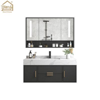 China Modern Customized Popular Wall Mounted Mirror Lights Large Modern Bathroom Vanity Cabinet for sale