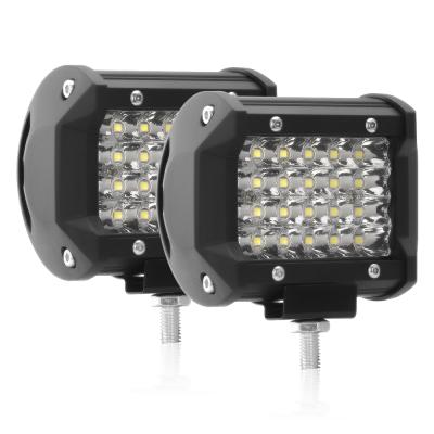 China 2x 4inch Car LED Work Spot Lights Die Cast Aluminum Housing Lamp Led Flood Lights Van Offroad Truck Led Work Light for sale