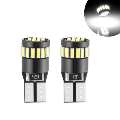 China T10 led light 12v 2w 4014-21smd decoding headlight white light bulb led headlight explorer for sale