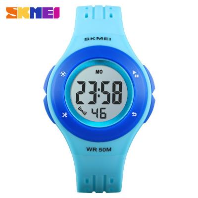 China Canton Electronic Rubber SKMEI 1455 Waterproof Children's Color Digital Watch Alarm Clock Date Display Children's Watches for sale