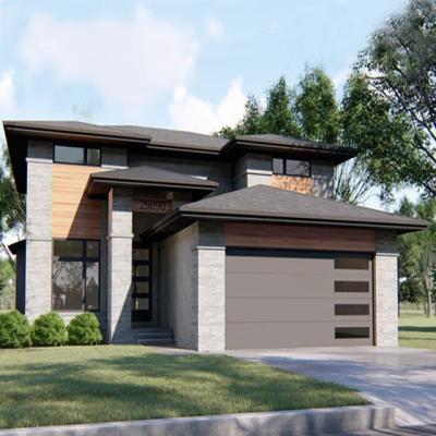 China Brand modern mordern style SUNRISE prefab house with 100m2, 2 bedrooms. The house can be finished in 15 working days for sale