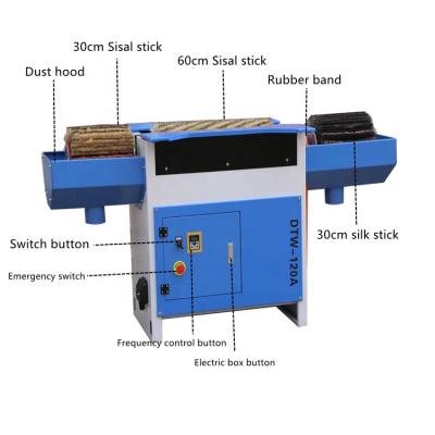 China Wood Brush Wood Polishing Machine For Furniture Cabinet Floor Door Wire Drum Solid Surface Treatment Manual 0.75 (KW) 140 unavailable for sale