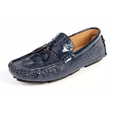 China Durable 2018 New Handmade Casual Loafers Men Leather Shoes for sale