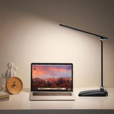 China Modern Portable SML USB Study Charging Left Touch Switch Energy Saving Folded LED Light Desk Table Lamp for sale