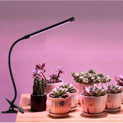 China Seed Starting SML LED 10W Flexible Grow Plants Seedling Clamp Growing Clip Lamp for sale