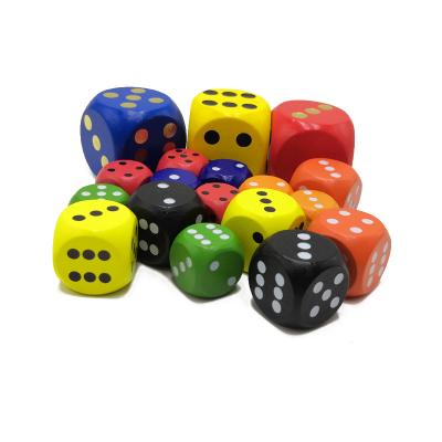 China KTV.Bar.Family Entertainment Game Dice Bulk Custom Rounded Blank Wooden Dice for sale