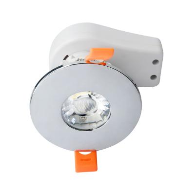 China UK Recessed Fire Led Downlights 8w Housing Dimmable Ip65 Rated Downlights for sale