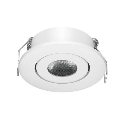 China Modern Pattern Light Led Cabinet Customized Design 3 Watt Adjustable Led Ceiling Full Led Downlight IP44 for sale