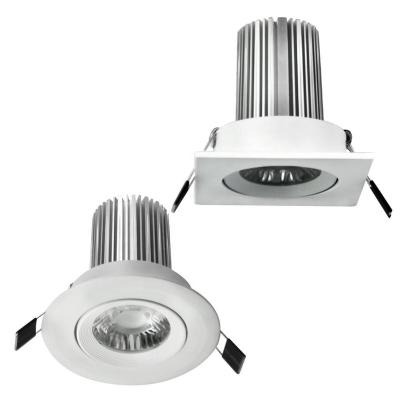 China Downlights 10w Dimmable Led Downlight COB Lights Led Downlight Recessed Crystal Spotlight for sale