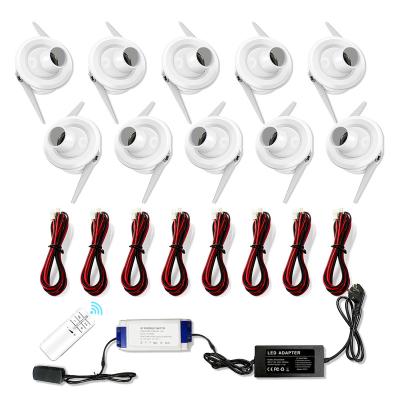 China 3w Traditional Remote Control Dimming Recessed Outdoor Led Spot Light Kits for sale